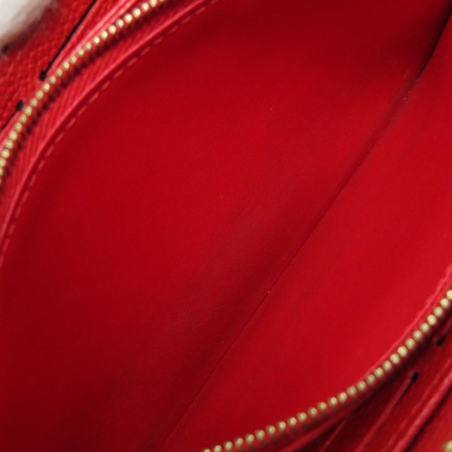 Louis Vuitton Zippy wallet, Red, Leather, wallet