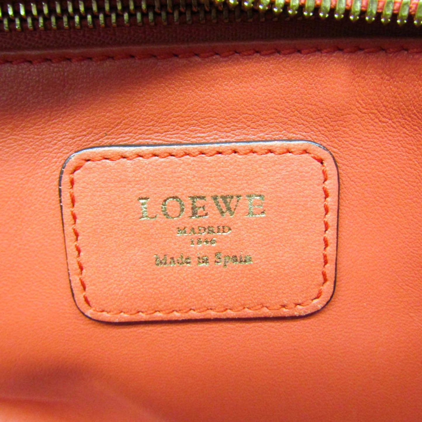 Loewe Amazona, Red, Leather, handbag