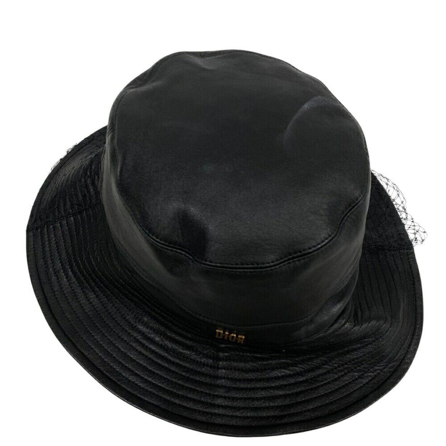 Dior Teddy D, Black, Leather, hat