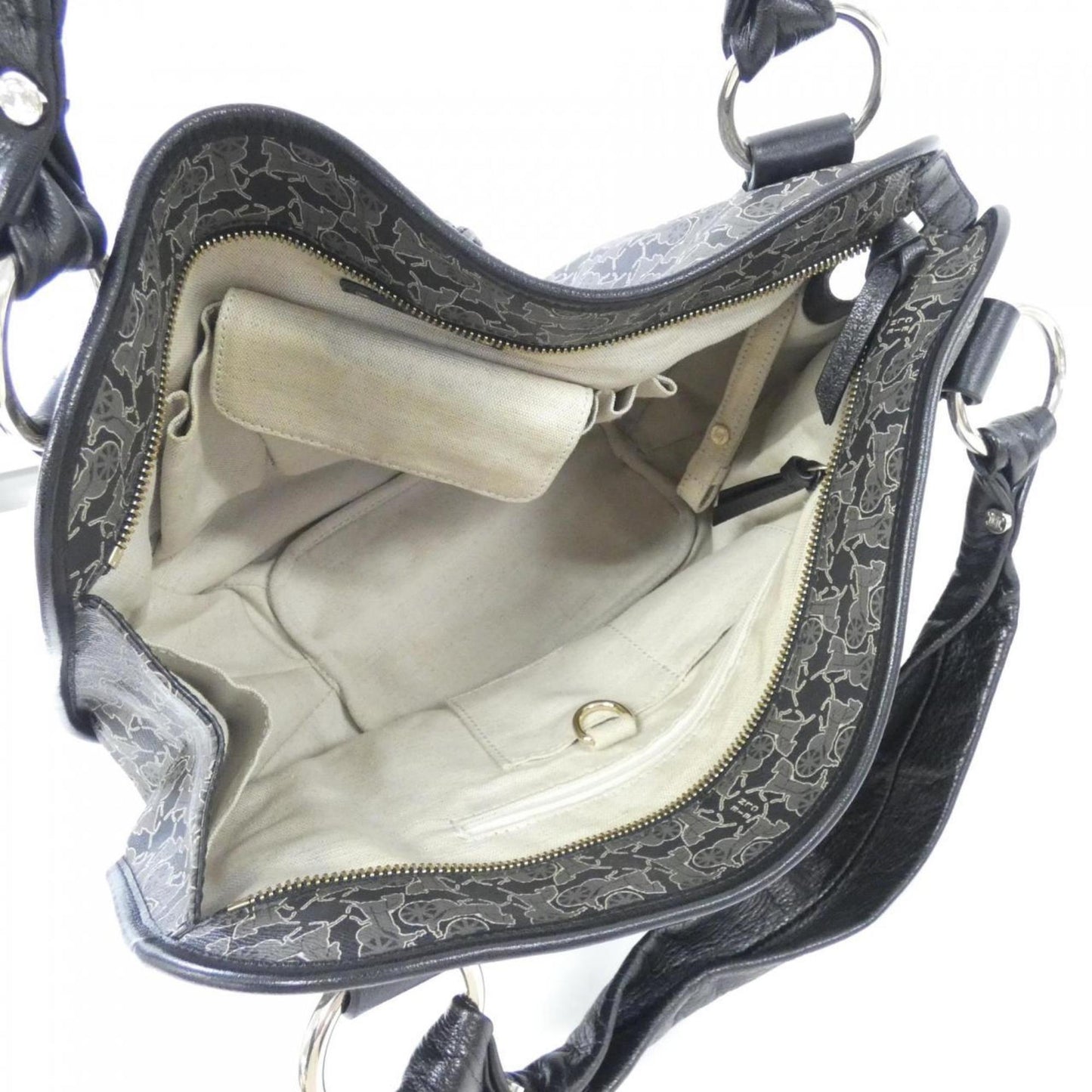 Céline, Black, Canvas, handbag