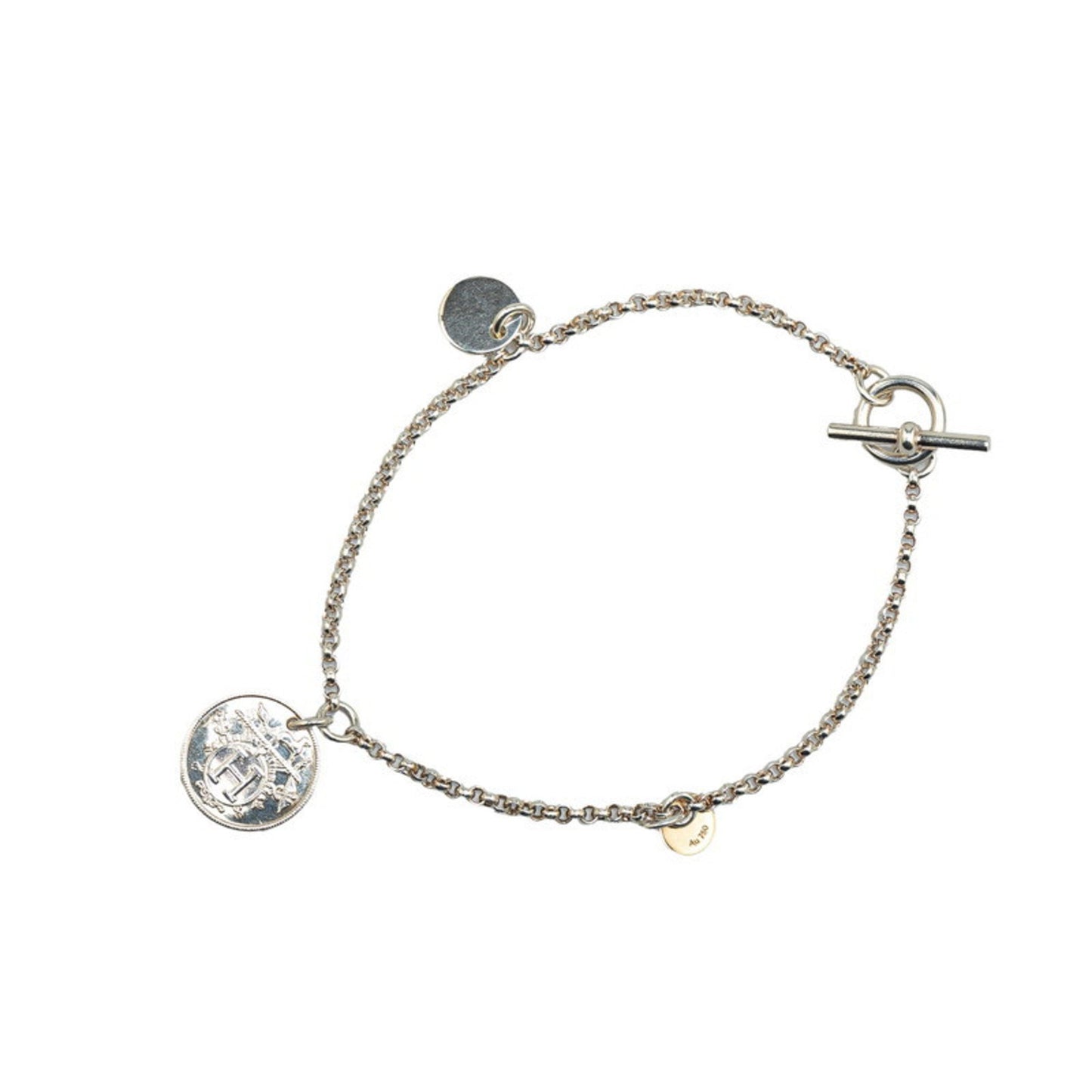 Hermès Ex-Libris, Silver, Silver, bracelet