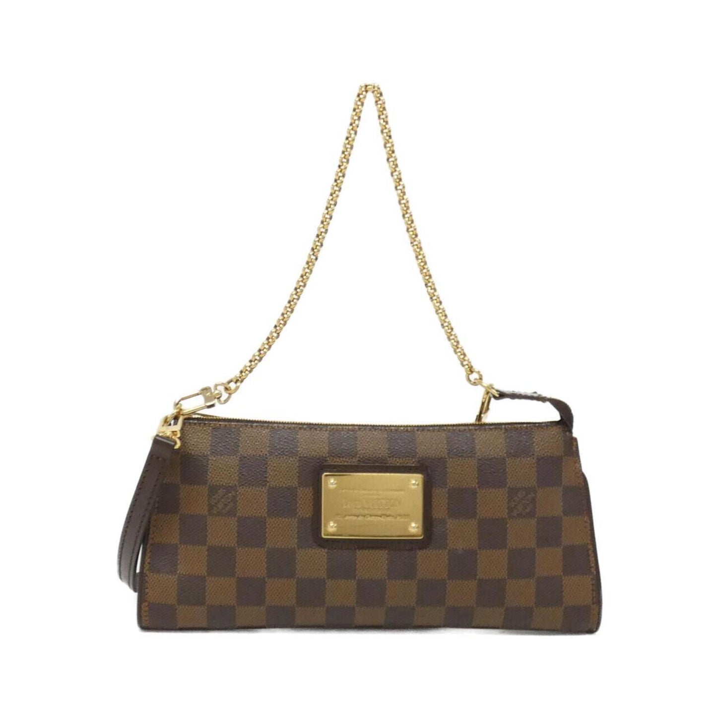 Louis Vuitton Eva, Brown, Canvas, shoulder