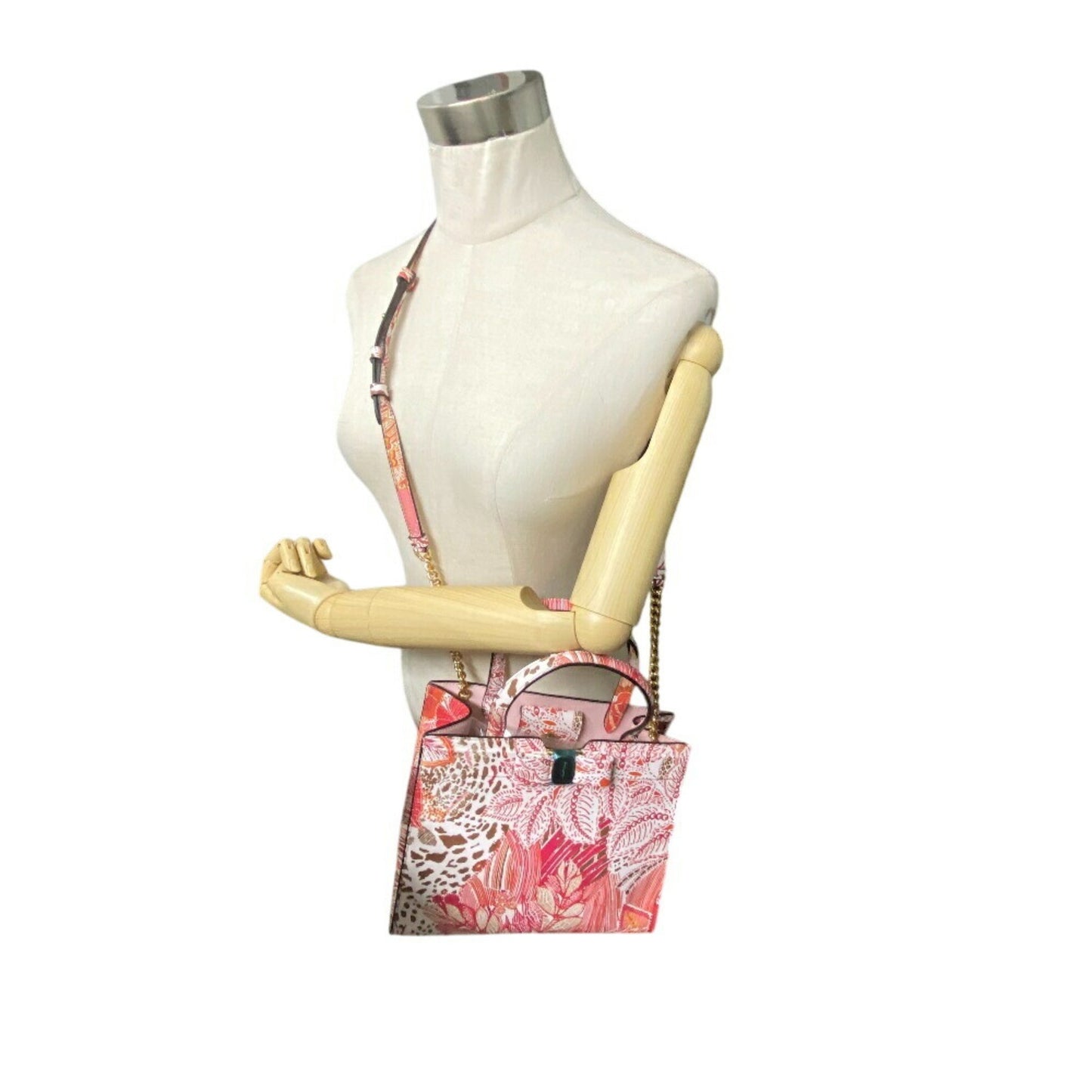 Salvatore Ferragamo Vara, Red, Canvas, handbag