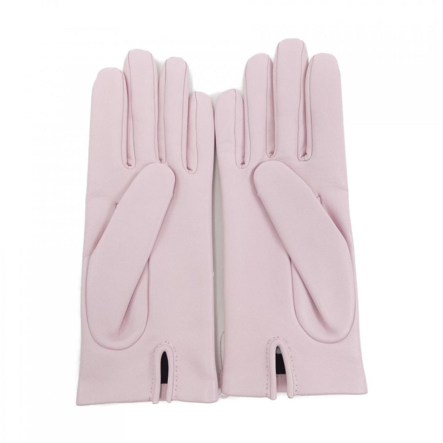Hermès --, Pink, Leather, gloves