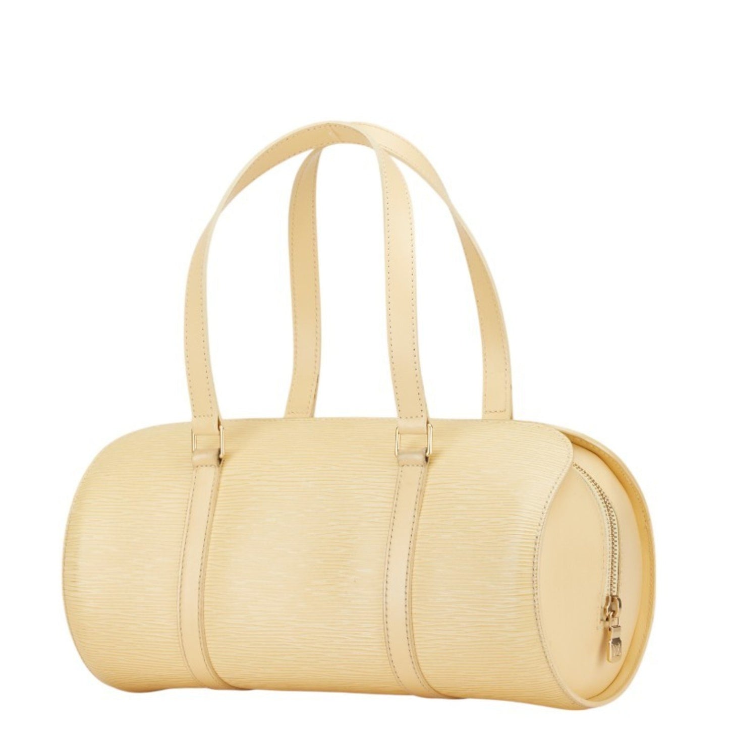 Louis Vuitton Soufflot, Beige, Leather, handbag