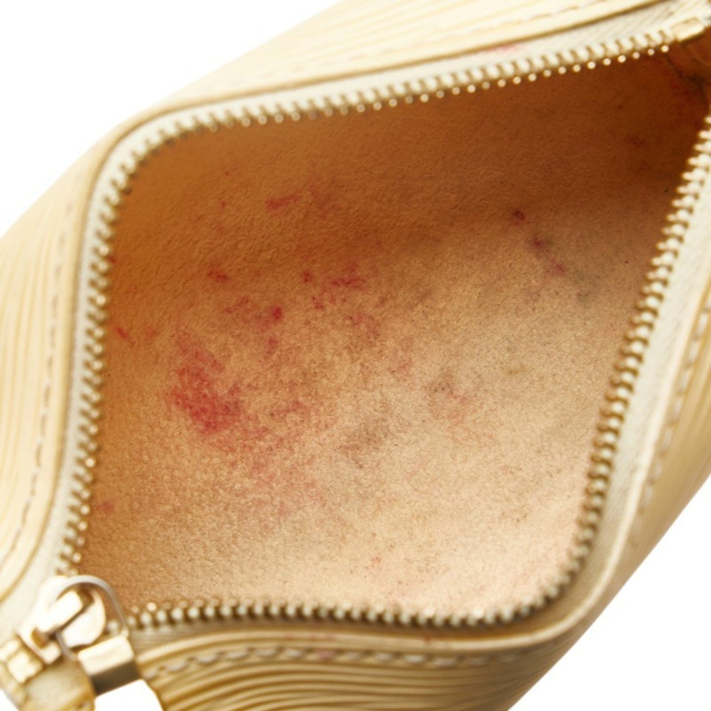 Louis Vuitton Soufflot, Beige, Leather, handbag
