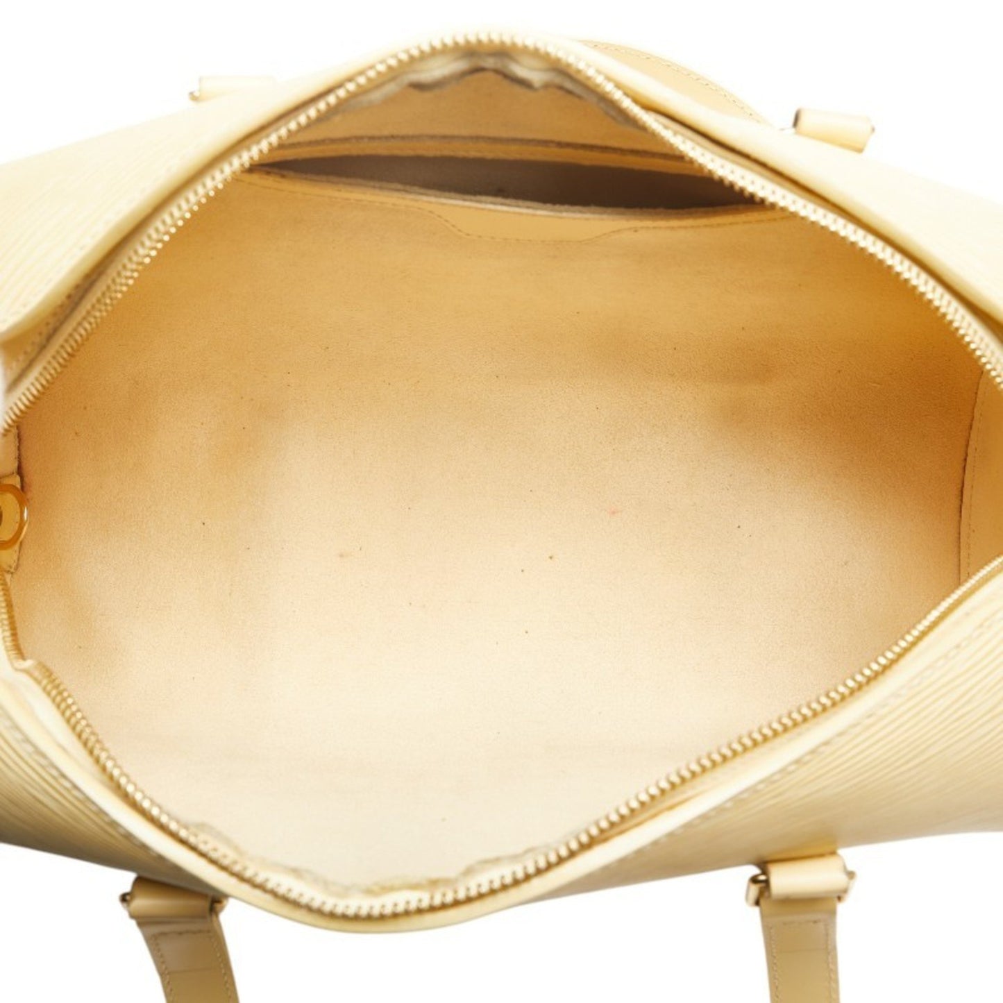 Louis Vuitton Soufflot, Beige, Leather, handbag