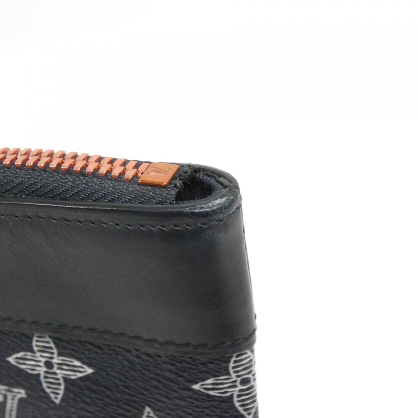 Louis Vuitton Apollo Pochette, Navy, Canvas, clutch