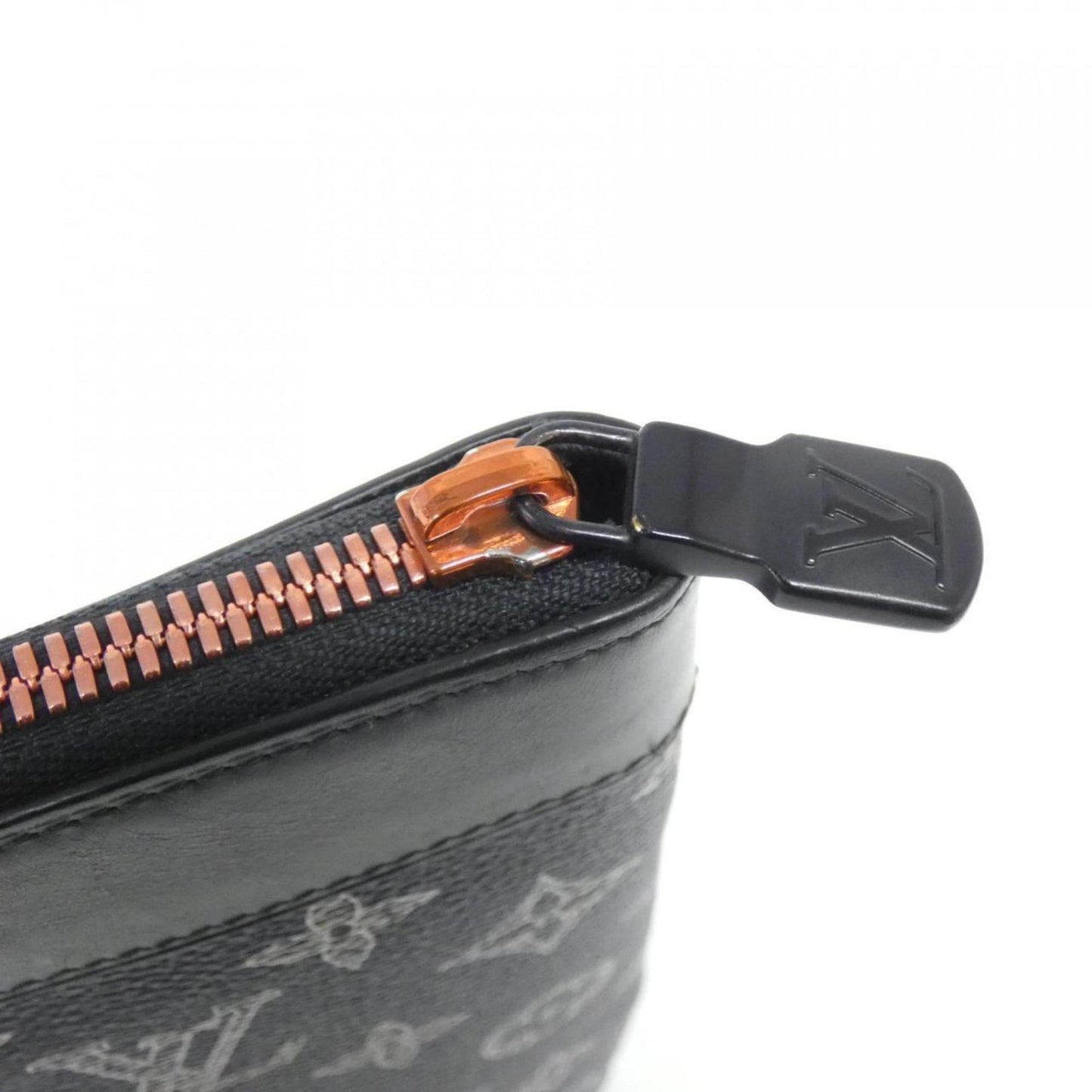 Louis Vuitton Apollo Pochette, Navy, Canvas, clutch