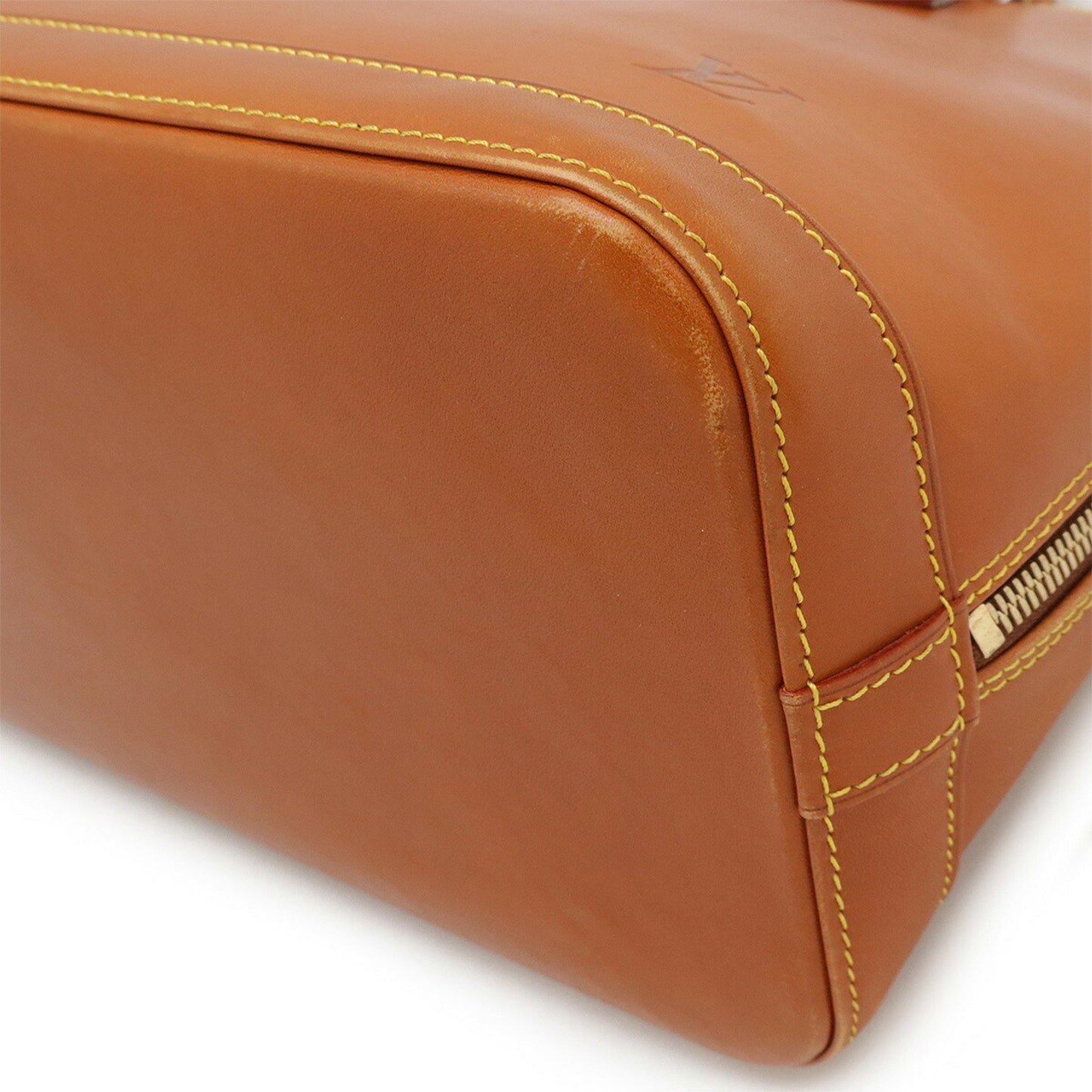 Louis Vuitton Alma, Brown, Leather, handbag
