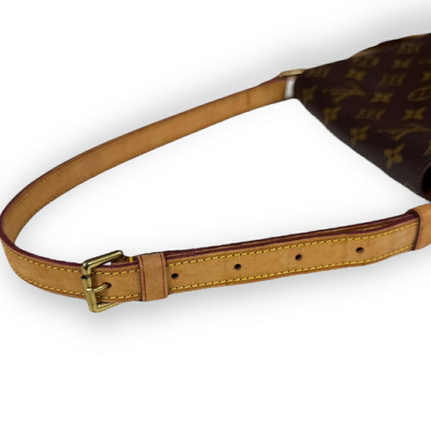Louis Vuitton Musette Salsa, Brown, Canvas, shoulder