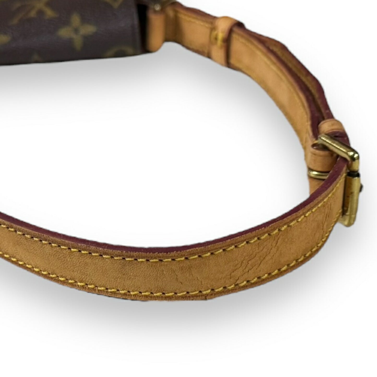 Louis Vuitton Musette Salsa, Brown, Canvas, shoulder