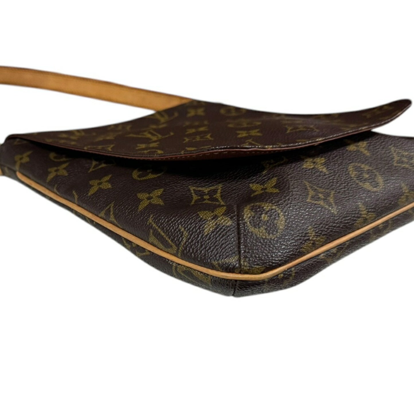 Louis Vuitton Musette Salsa, Brown, Canvas, shoulder