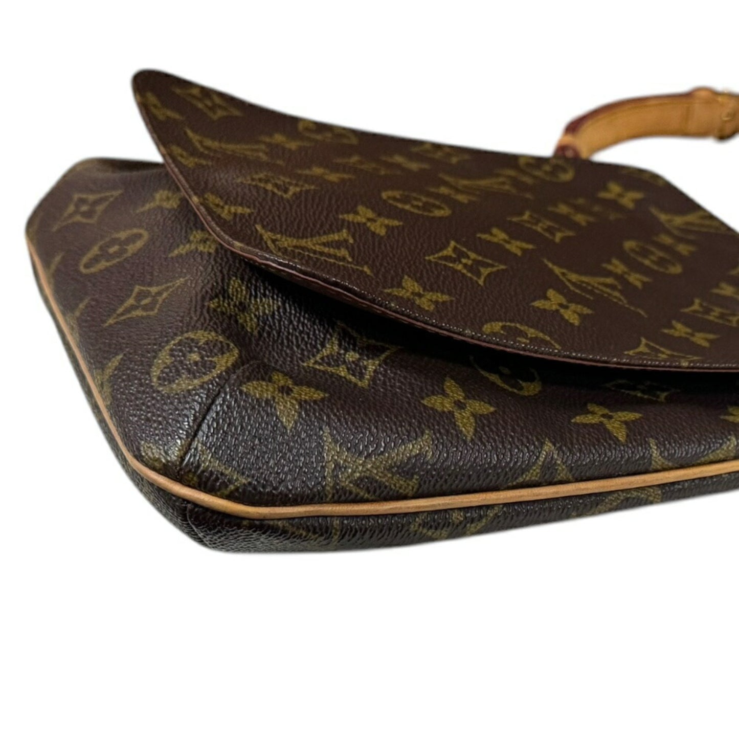 Louis Vuitton Musette Salsa, Brown, Canvas, shoulder