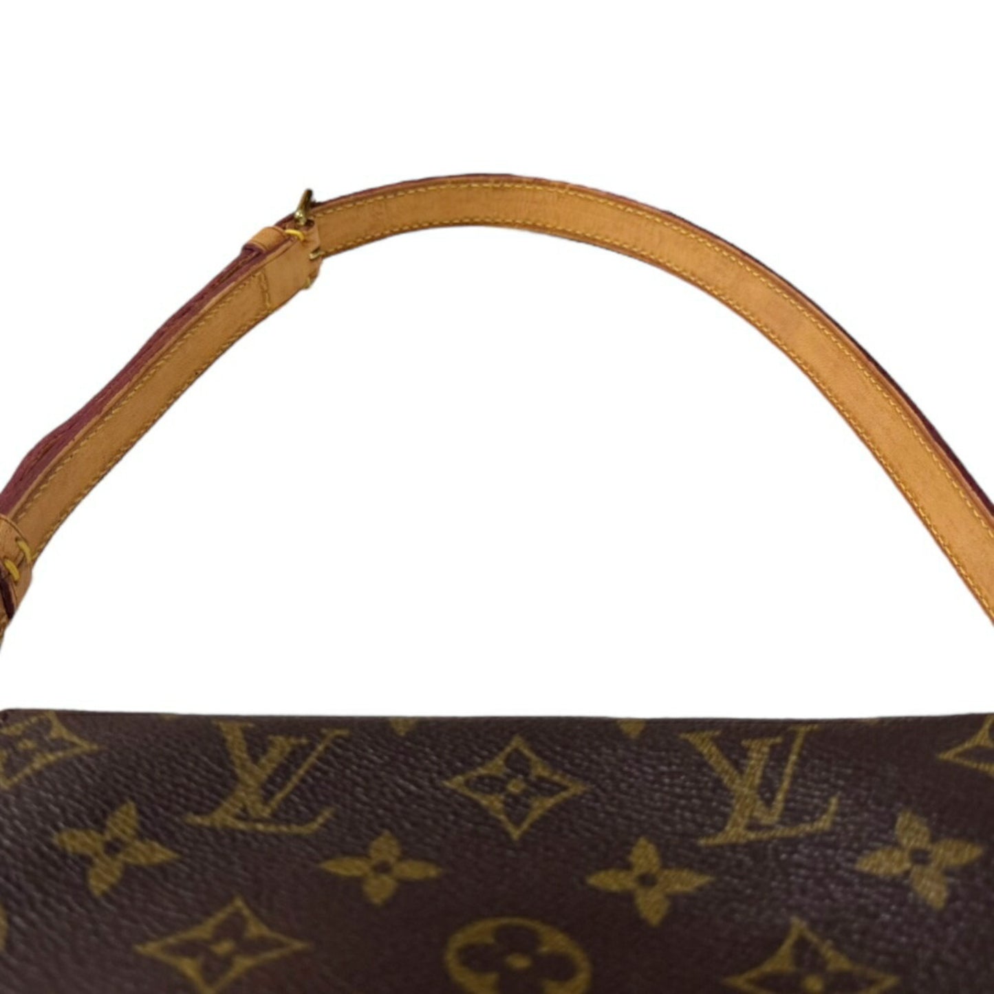 Louis Vuitton Musette Salsa, Brown, Canvas, shoulder