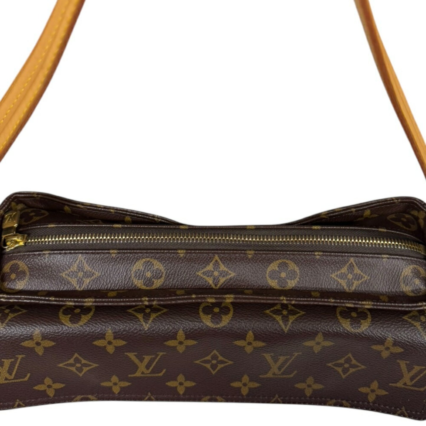 Louis Vuitton Viva Cité, Brown, Canvas, shoulder