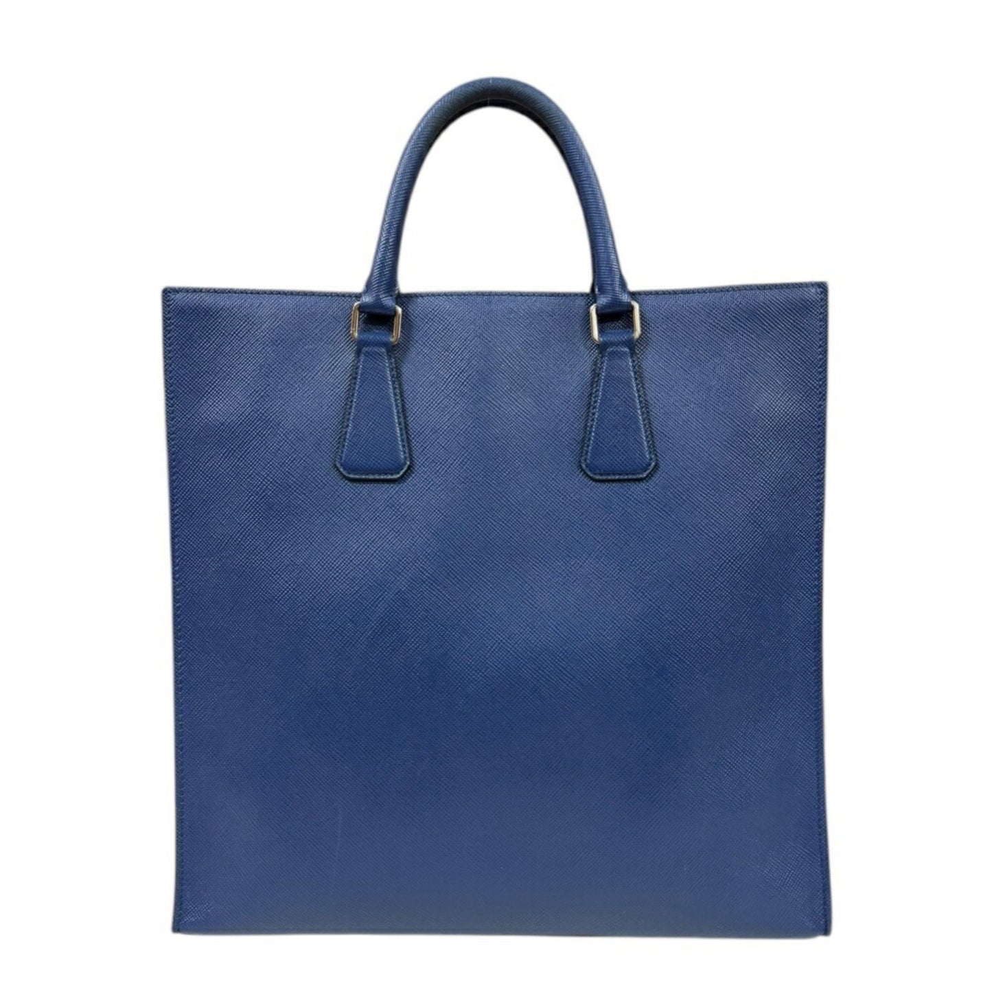 Prada, Blue, Leather, shoulder