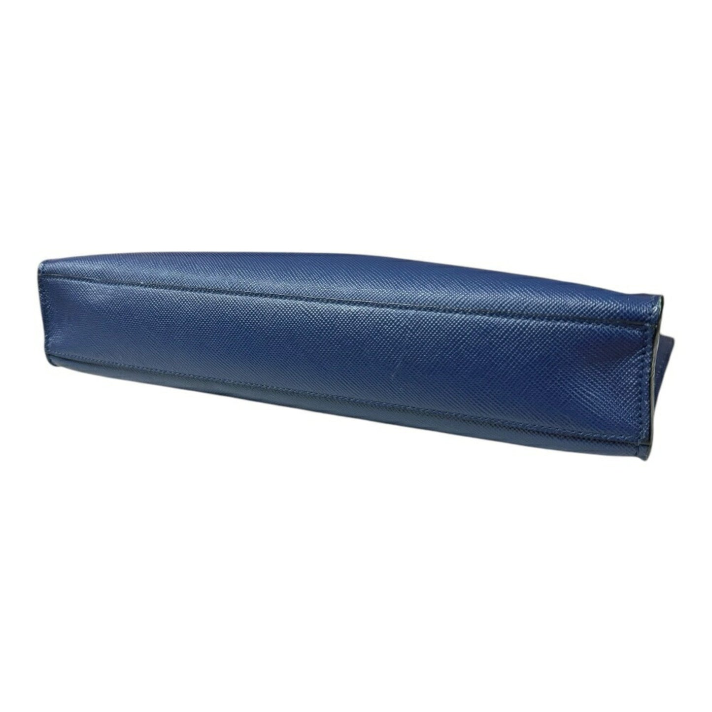 Prada, Blue, Leather, shoulder