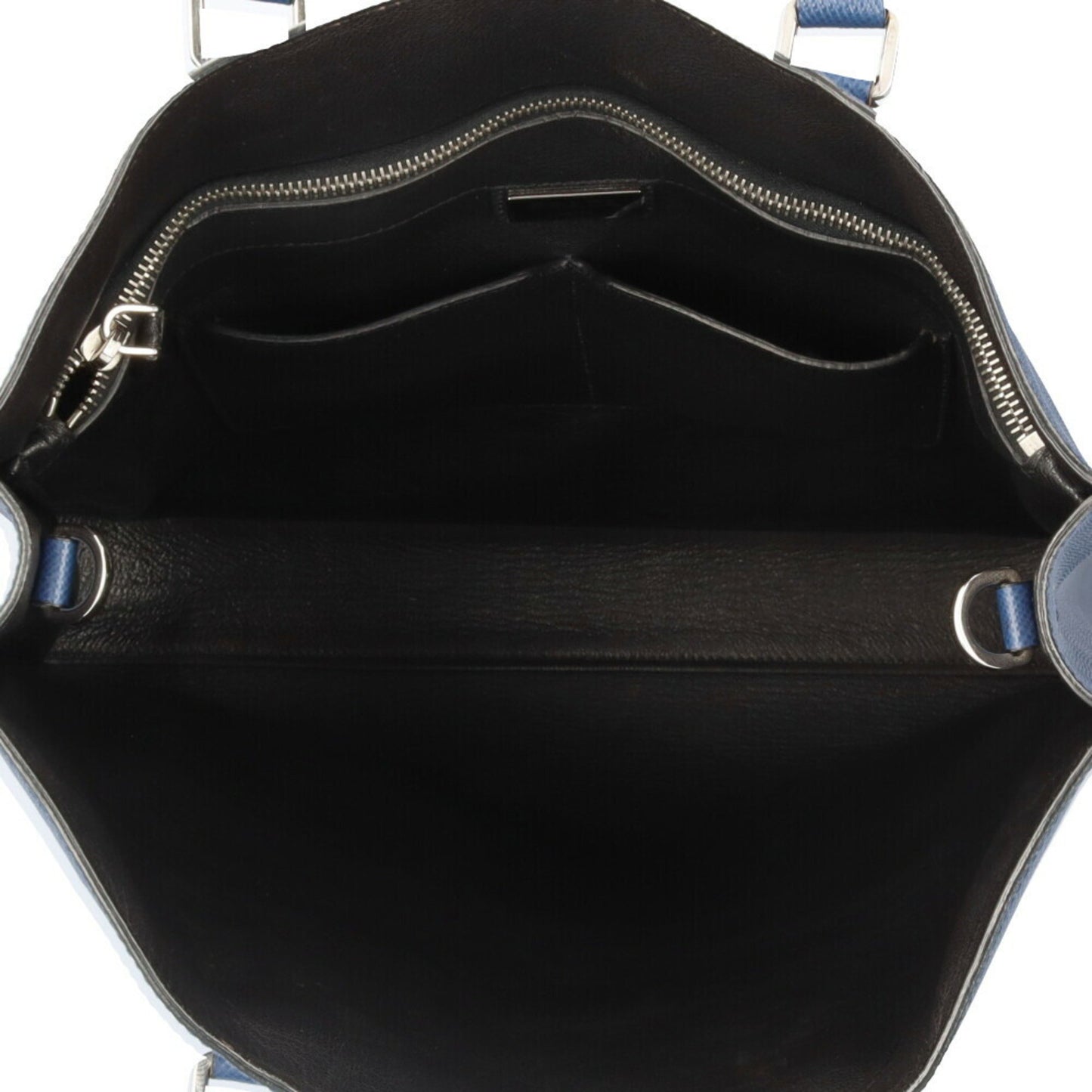 Prada, Blue, Leather, shoulder