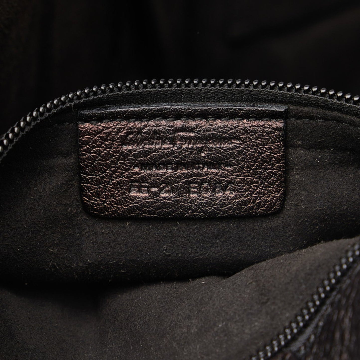Salvatore Ferragamo Gancio, Black, Leather, tote