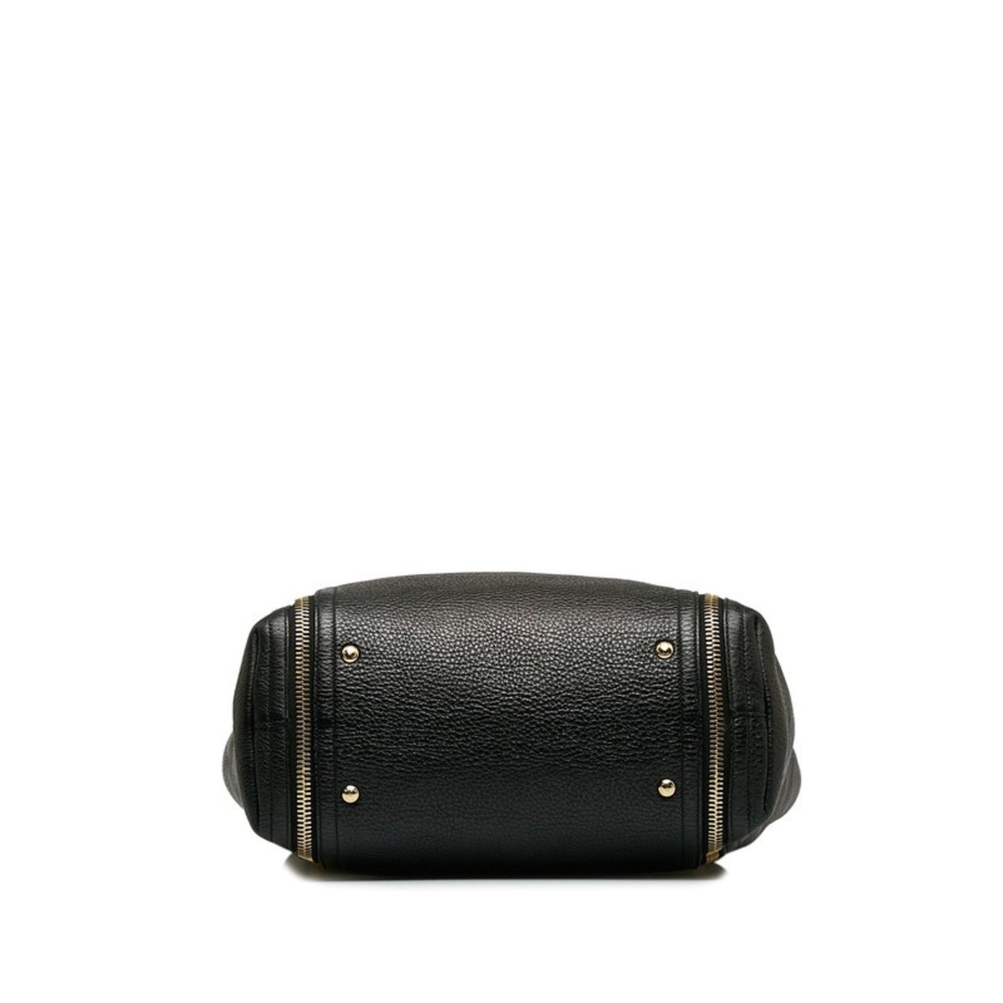 Salvatore Ferragamo Gancio, Black, Leather, tote