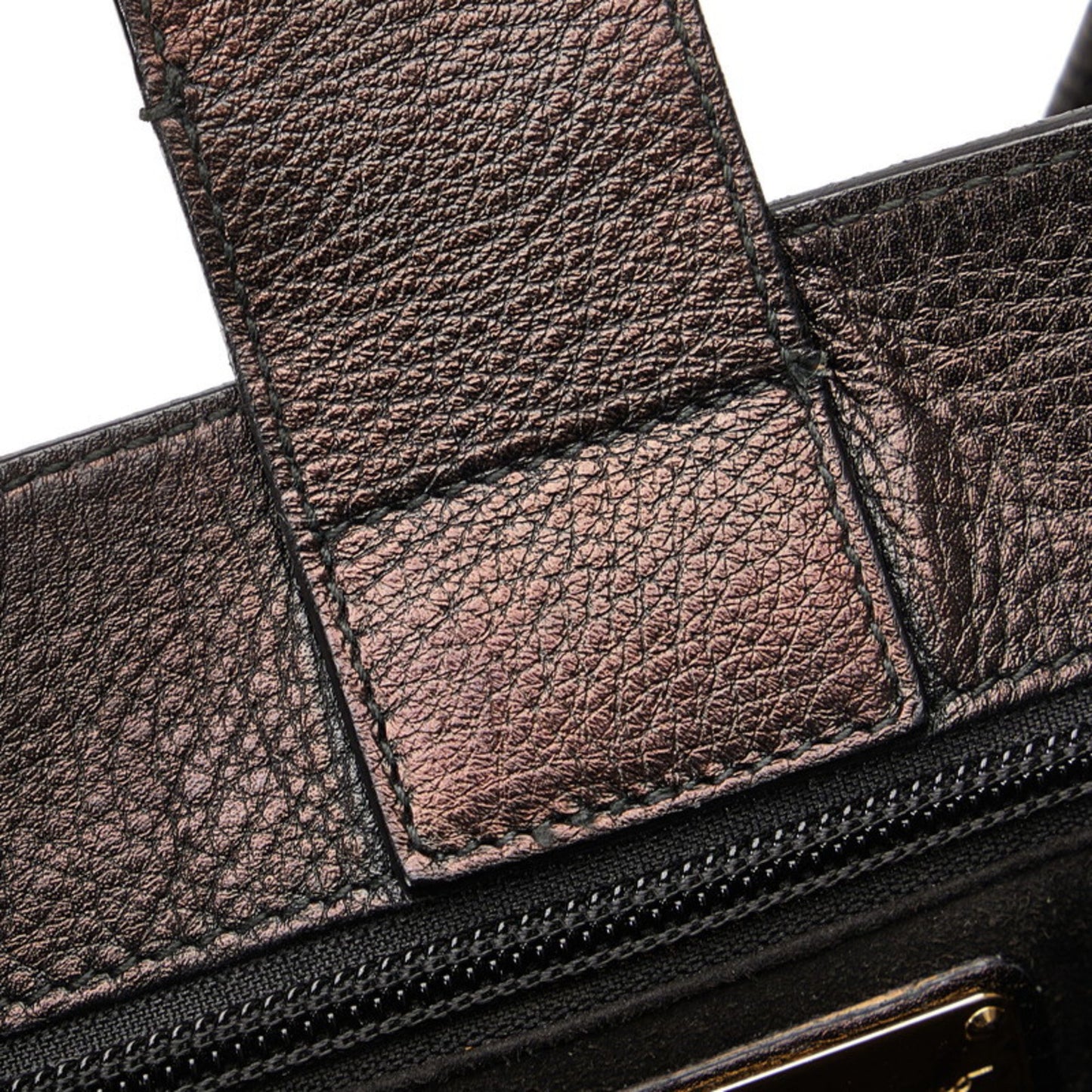 Salvatore Ferragamo Gancio, Black, Leather, tote