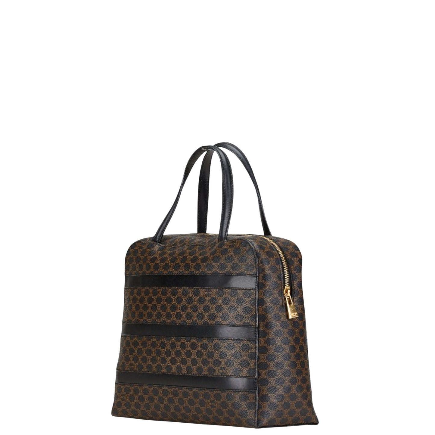 Céline Macadam, Brown, Canvas, handbag