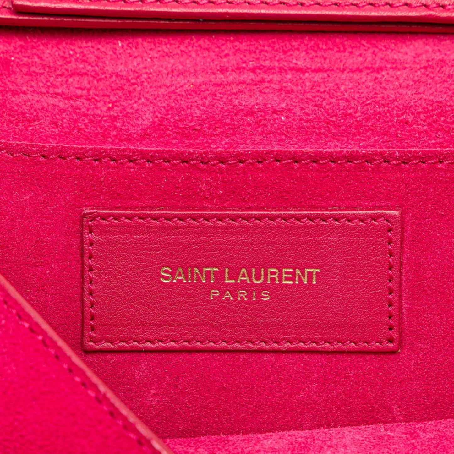 Saint Laurent, Pink, Leather, shoulder