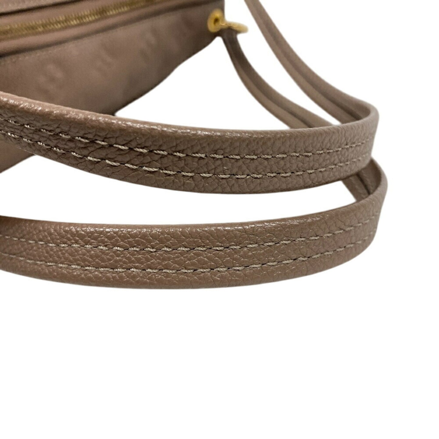 Louis Vuitton Ponthieu, Brown, Leather, handbag
