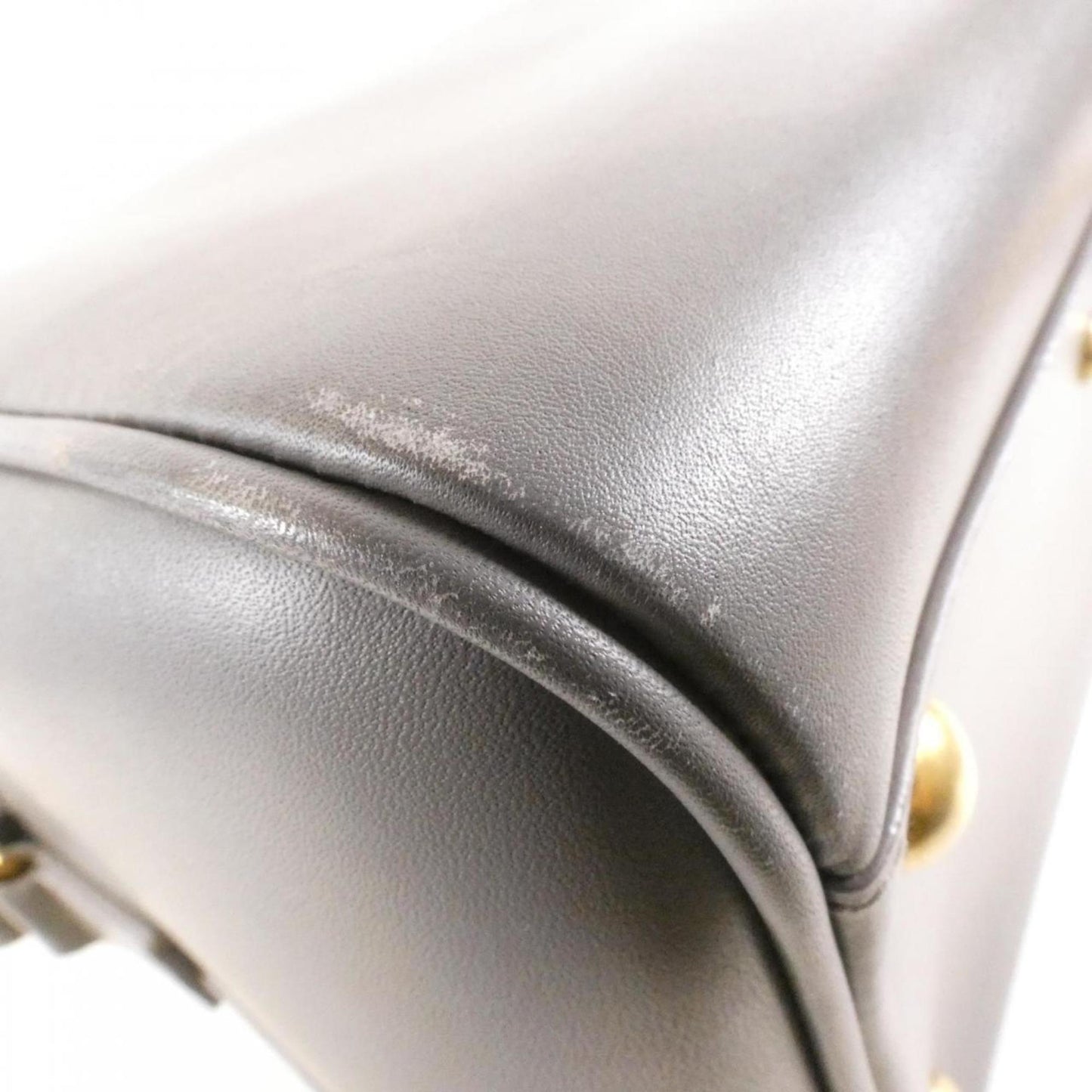 Saint Laurent Duffle, Grey, Leather, travel