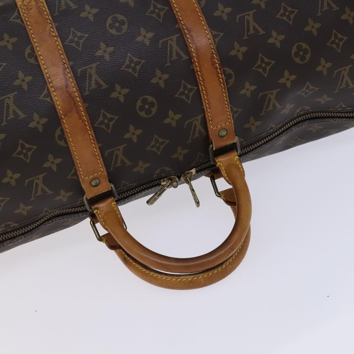 Louis Vuitton Keepall 50, Brown, Canvas, travel