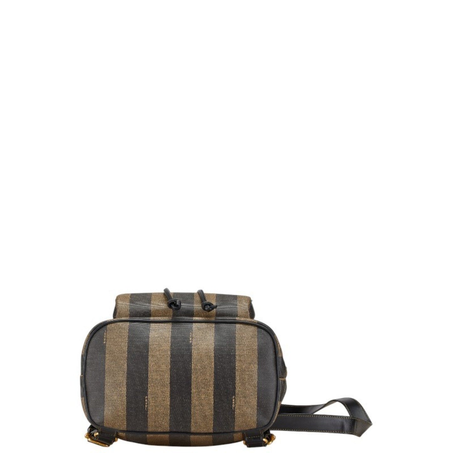 Fendi Pequin, Brown, Canvas, backpack