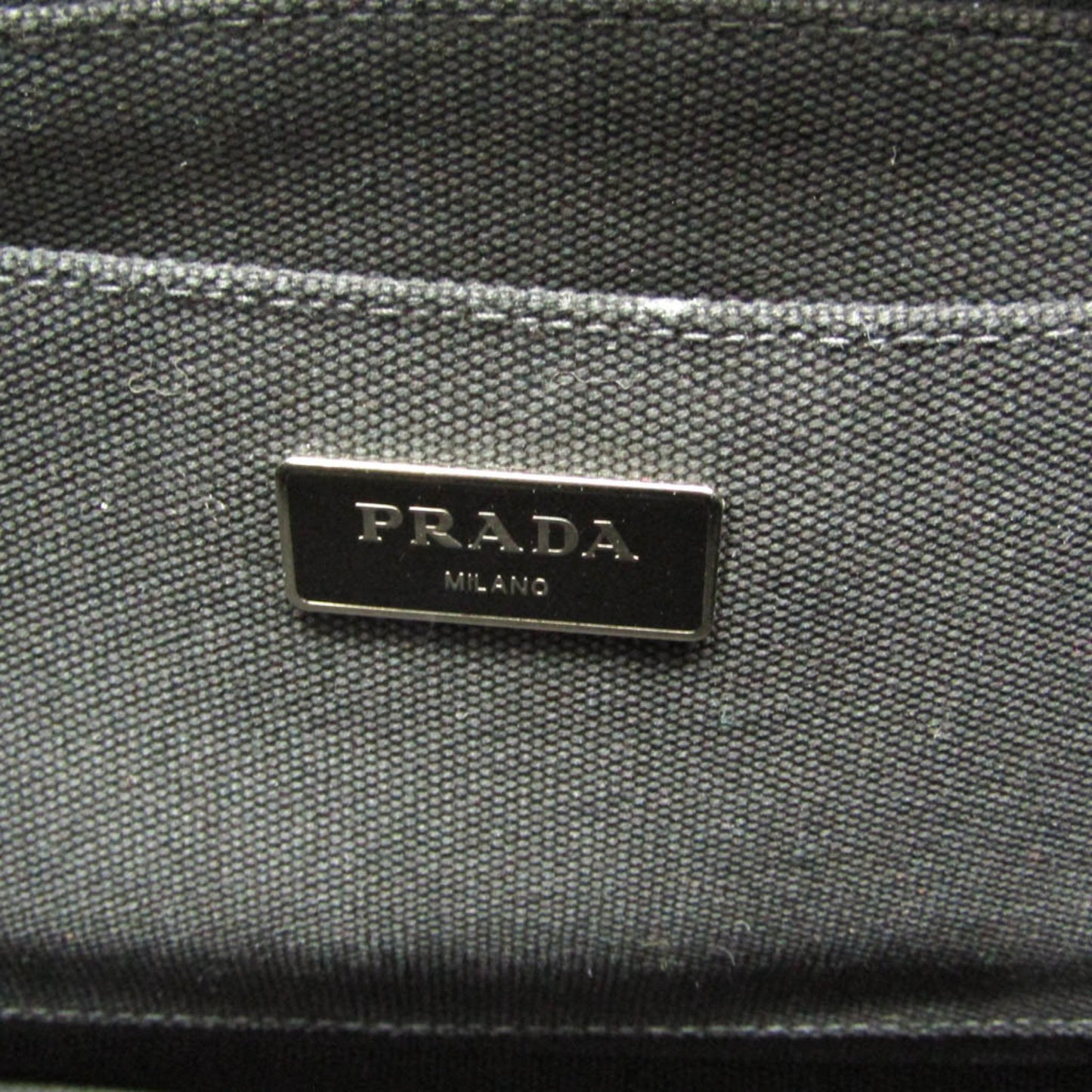 Prada Canapa, Khaki, Canvas, tote