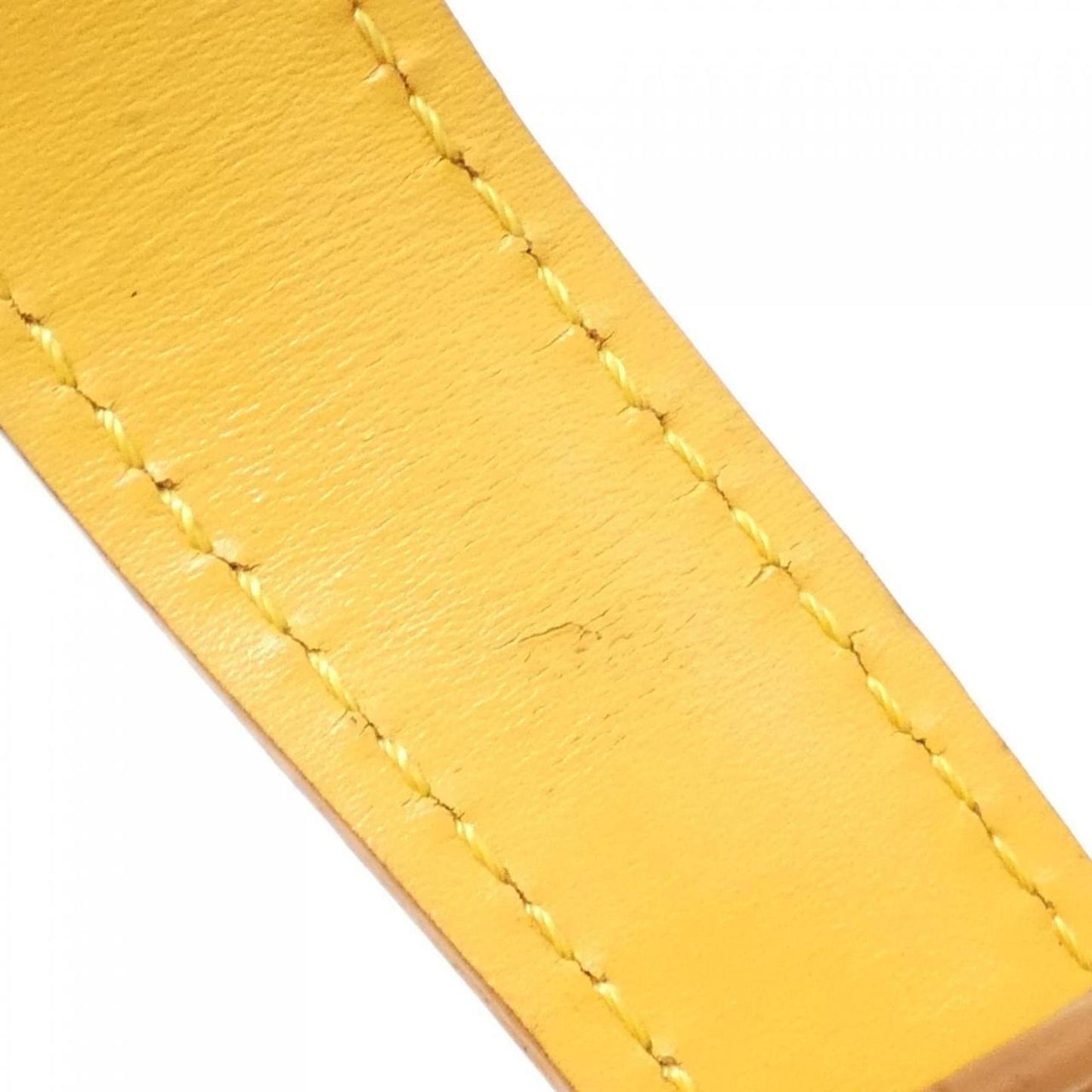 Louis Vuitton Saint Jacques, Yellow, Leather, handbag