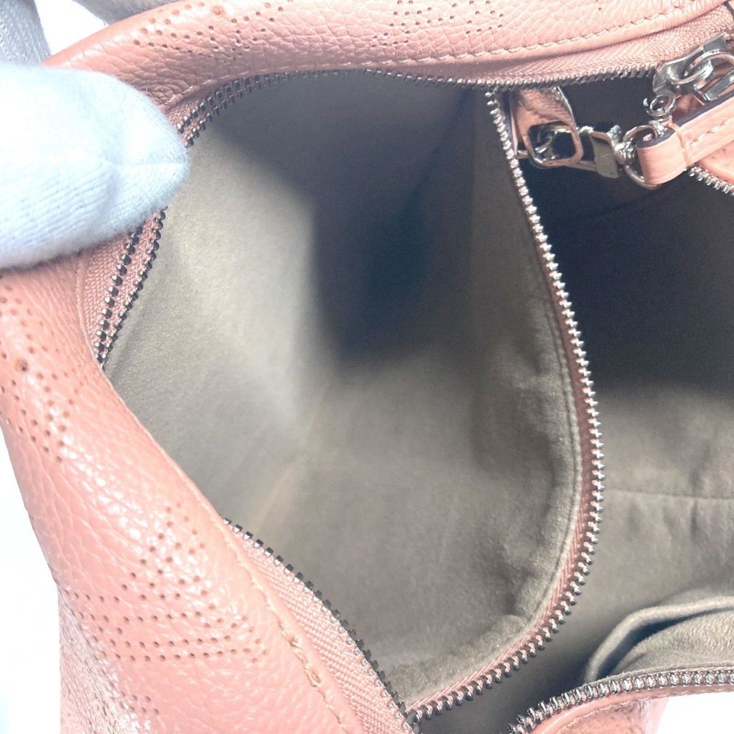 Louis Vuitton Selene, Pink, Leather, handbag