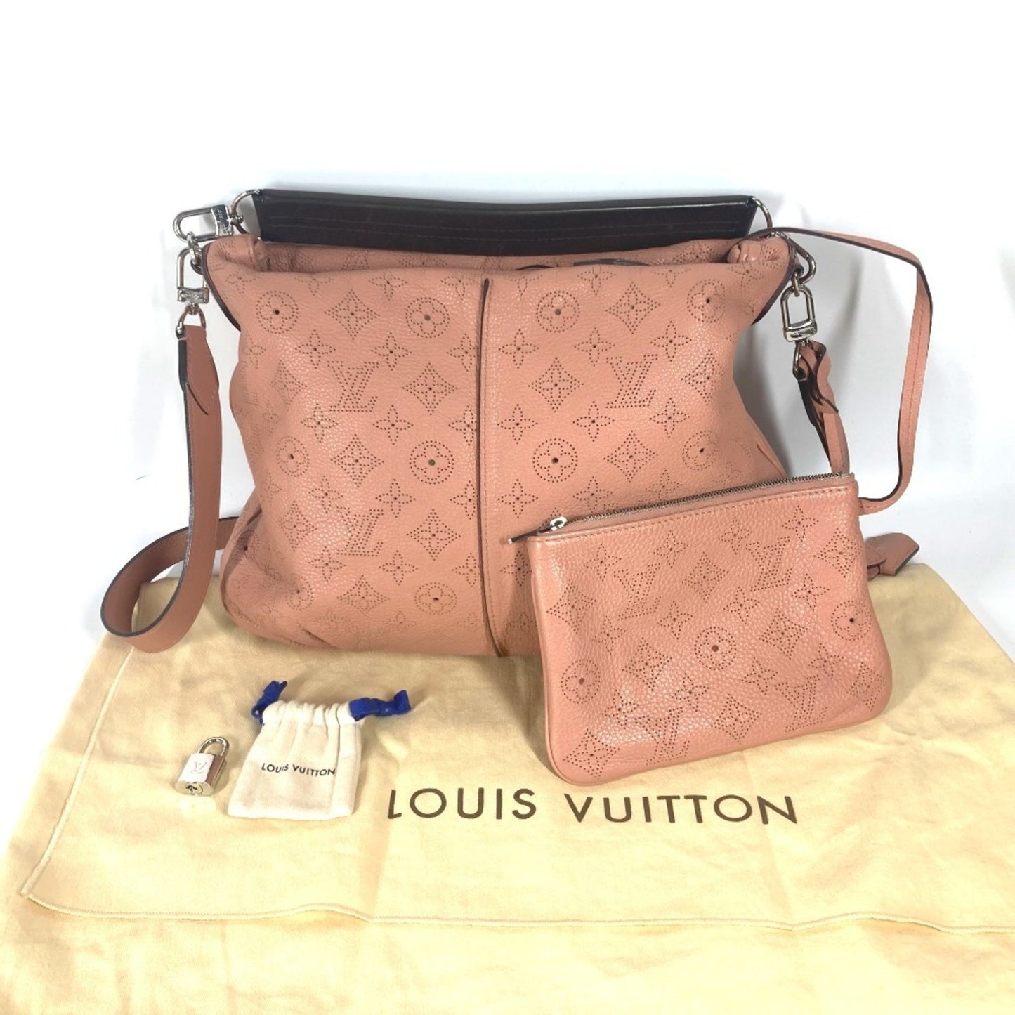 Louis Vuitton Selene, Pink, Leather, handbag