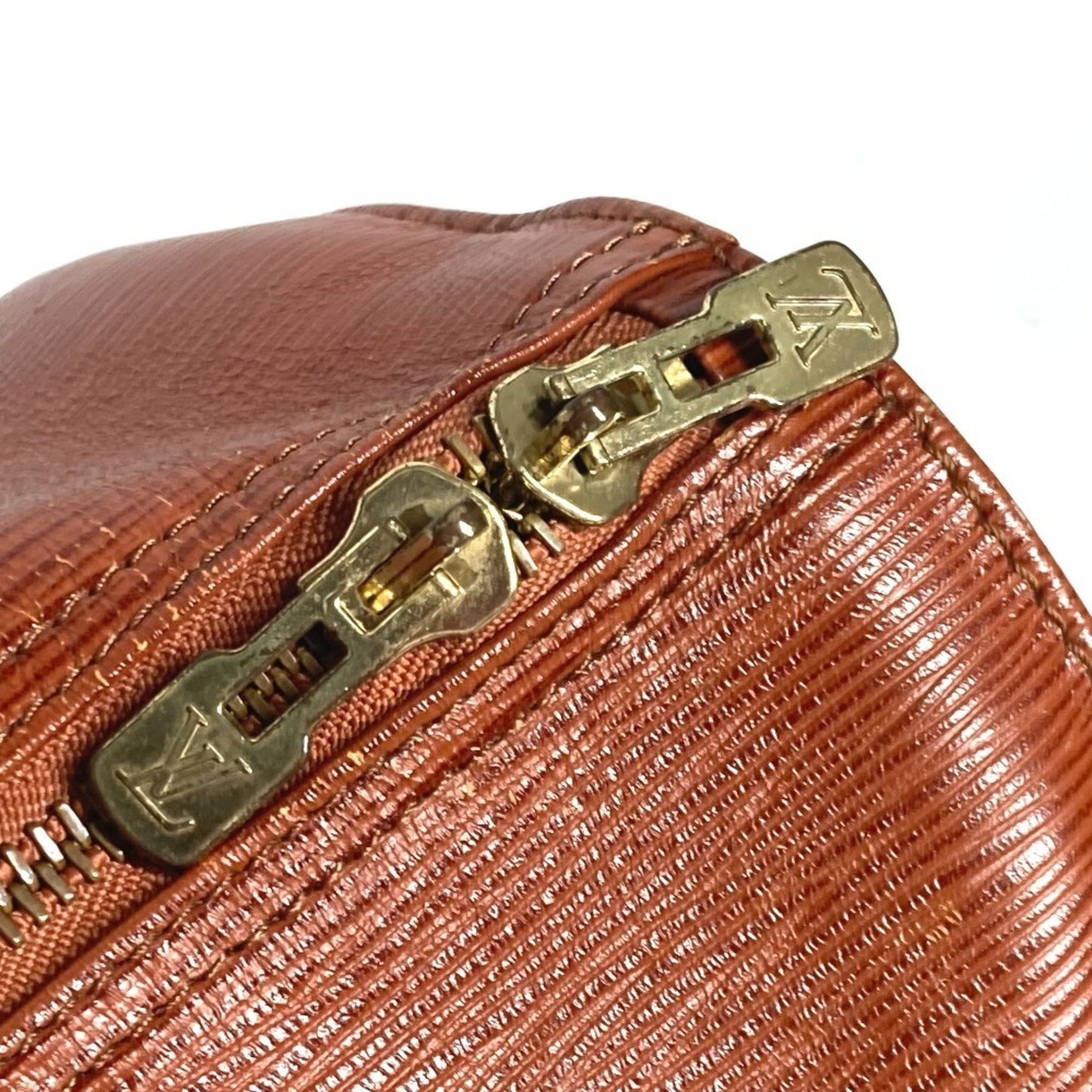 Louis Vuitton Keepall 50, Brown, Leather, travel