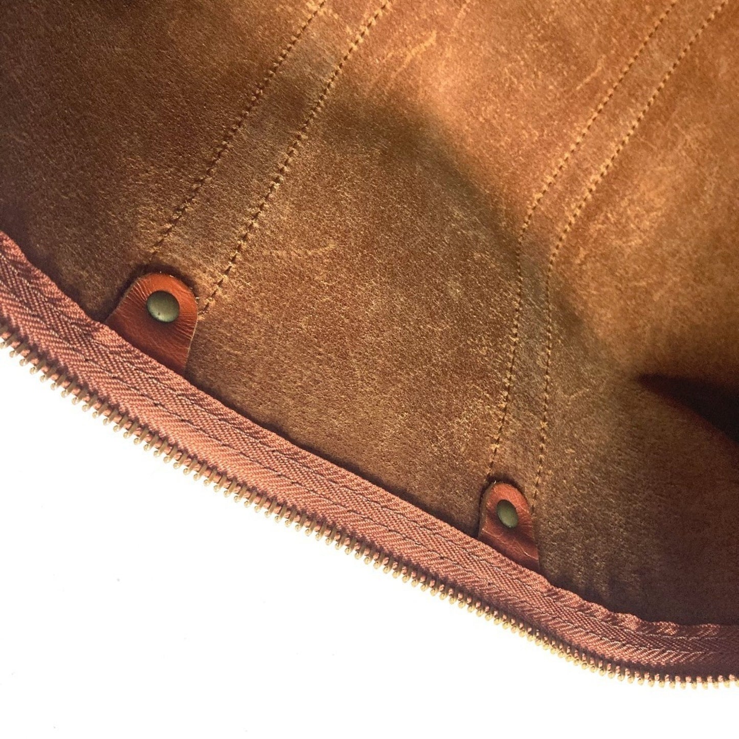 Louis Vuitton Keepall 50, Brown, Leather, travel