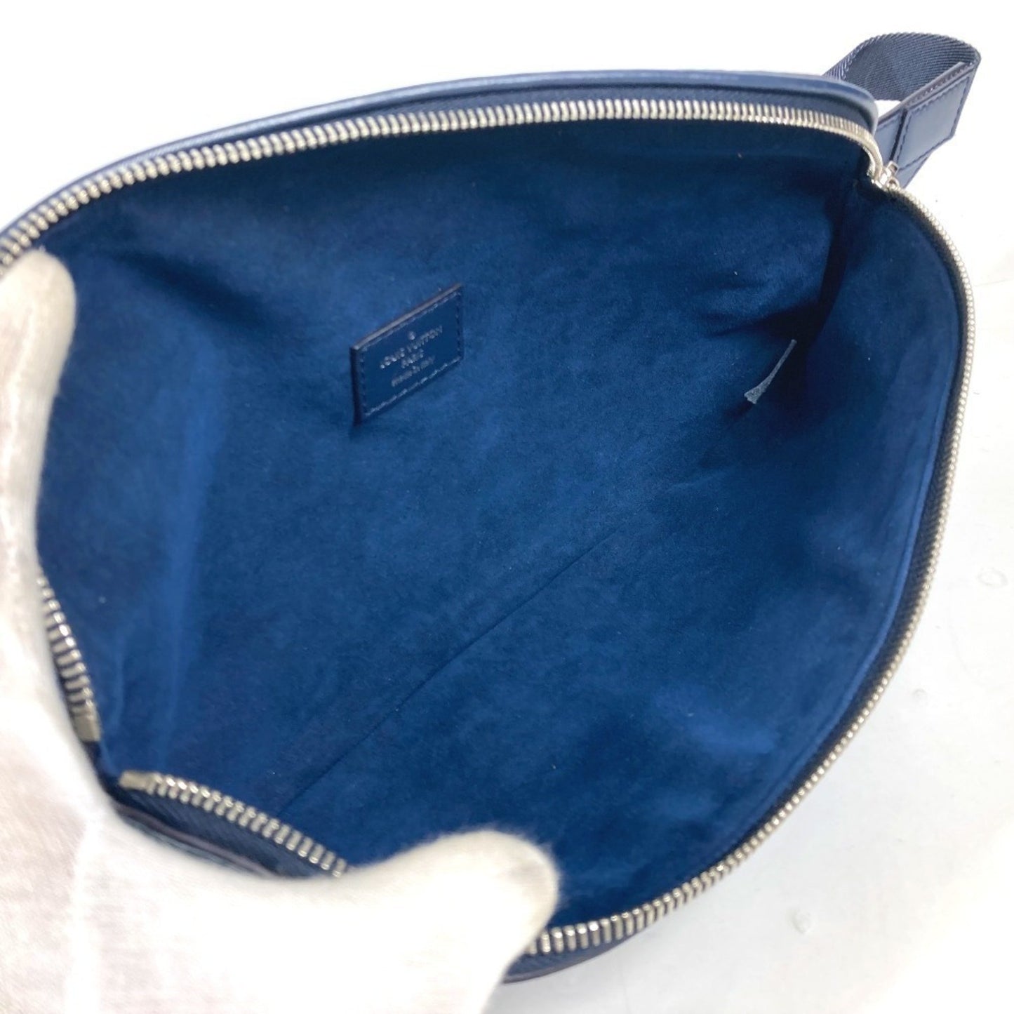 Louis Vuitton Bum Bag / Sac Ceinture, Blue, Leather, clutch
