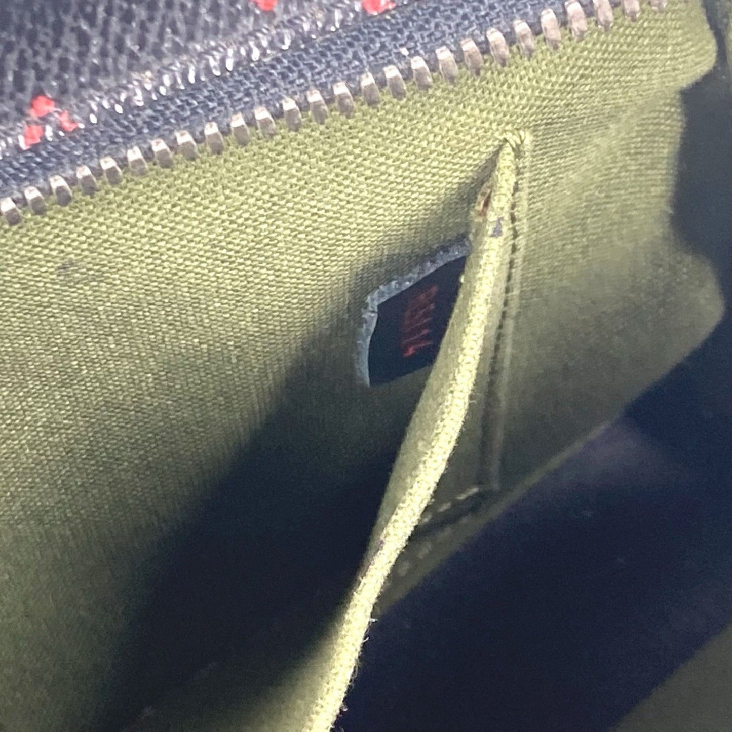 Louis Vuitton Dora, Black, Canvas, shoulder