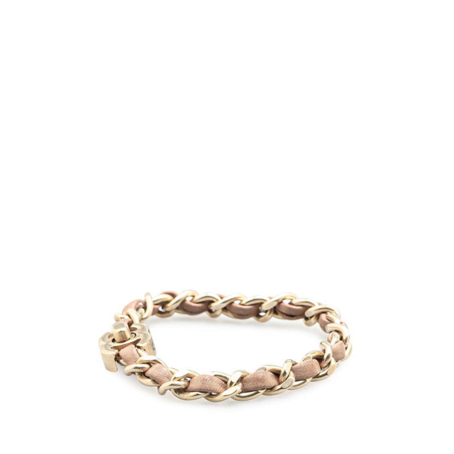 Chanel Coco Mark, Pink, Leather, bracelet