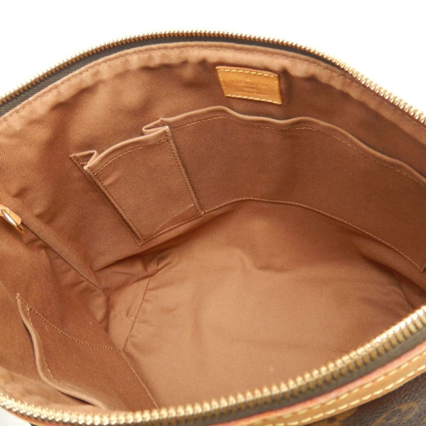 Louis Vuitton Palermo PM, Brown, Canvas, tote
