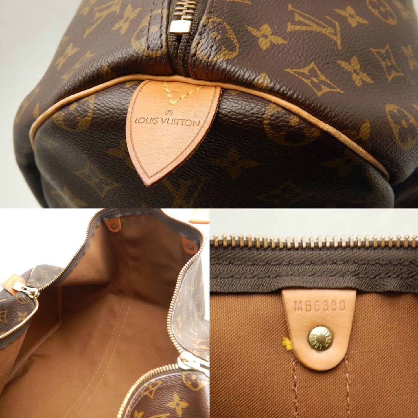 Louis Vuitton Keepall 50, Brown, Canvas, travel