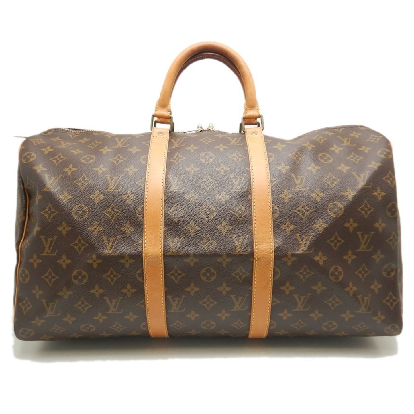 Louis Vuitton Keepall 50, Brown, Canvas, travel