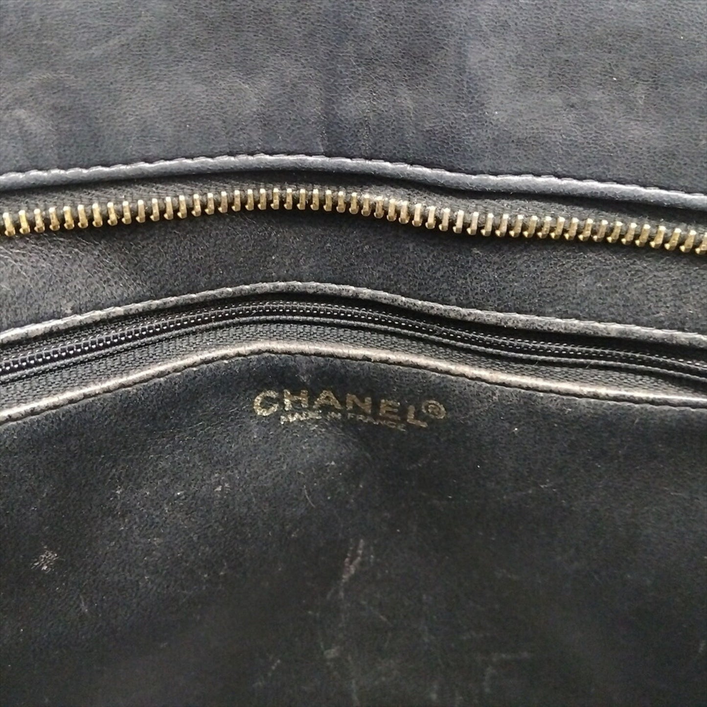 Chanel Medaillon, Black, Leather, handbag