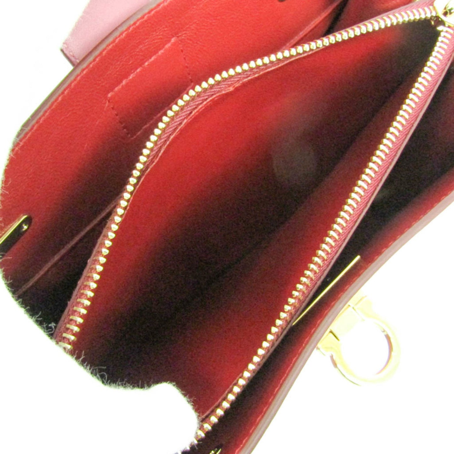 Salvatore Ferragamo Gancini, Pink, Leather, handbag