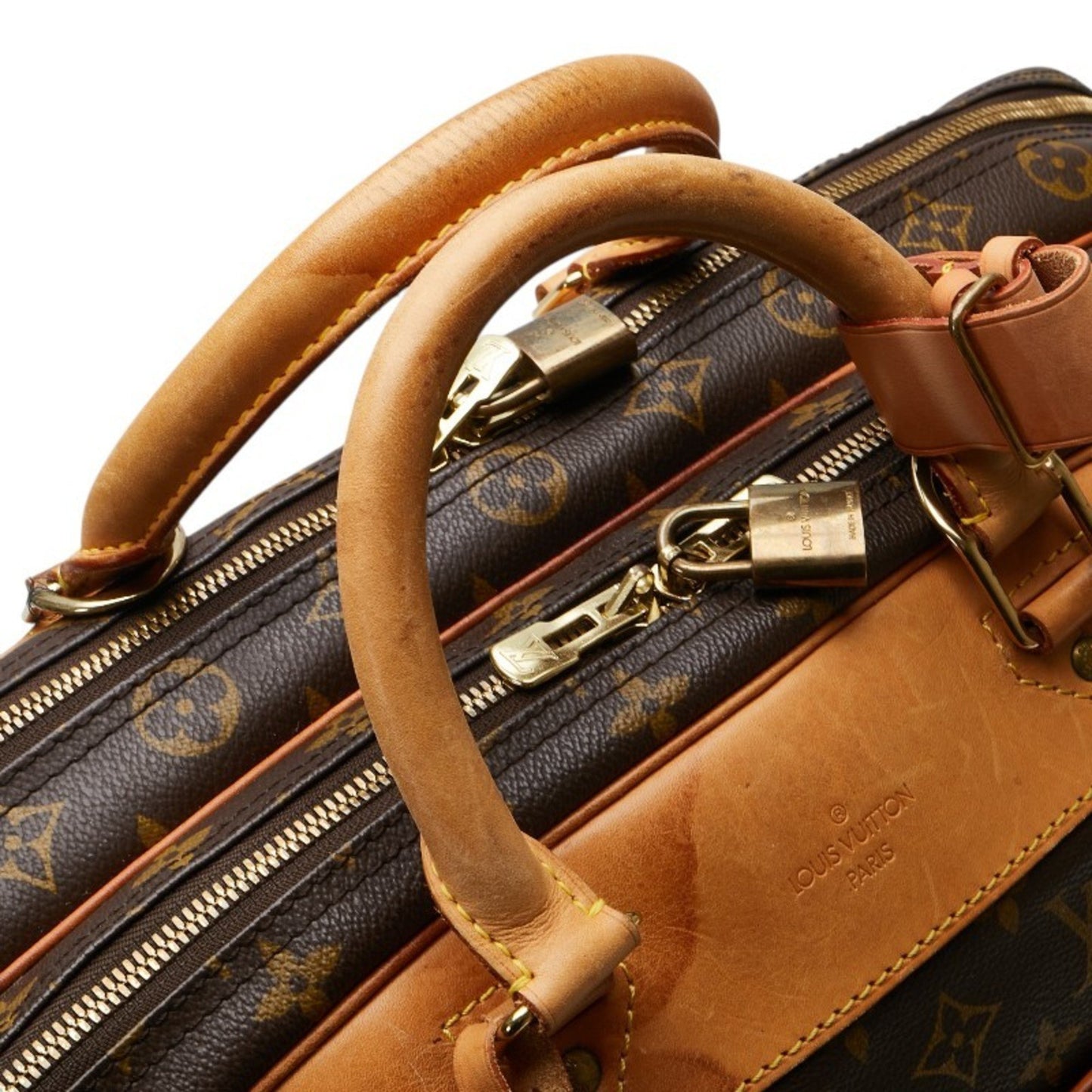 Louis Vuitton Alizé, Brown, Canvas, travel