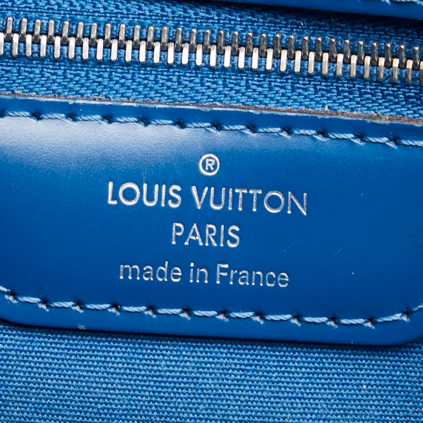 Louis Vuitton Blair, Blue, Leather, handbag