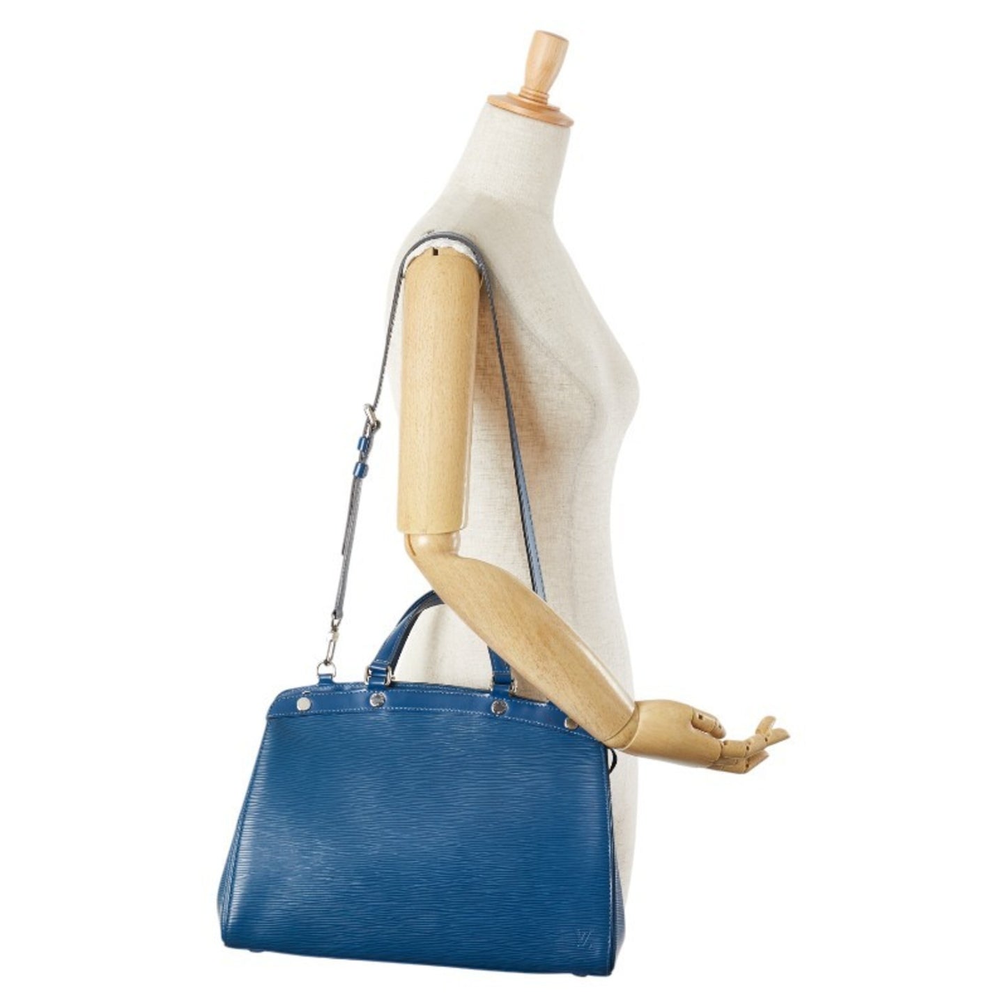 Louis Vuitton Blair, Blue, Leather, handbag