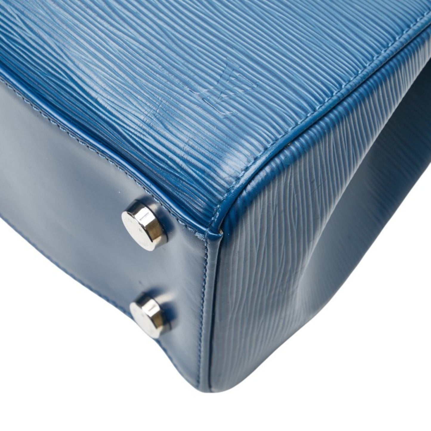 Louis Vuitton Blair, Blue, Leather, handbag